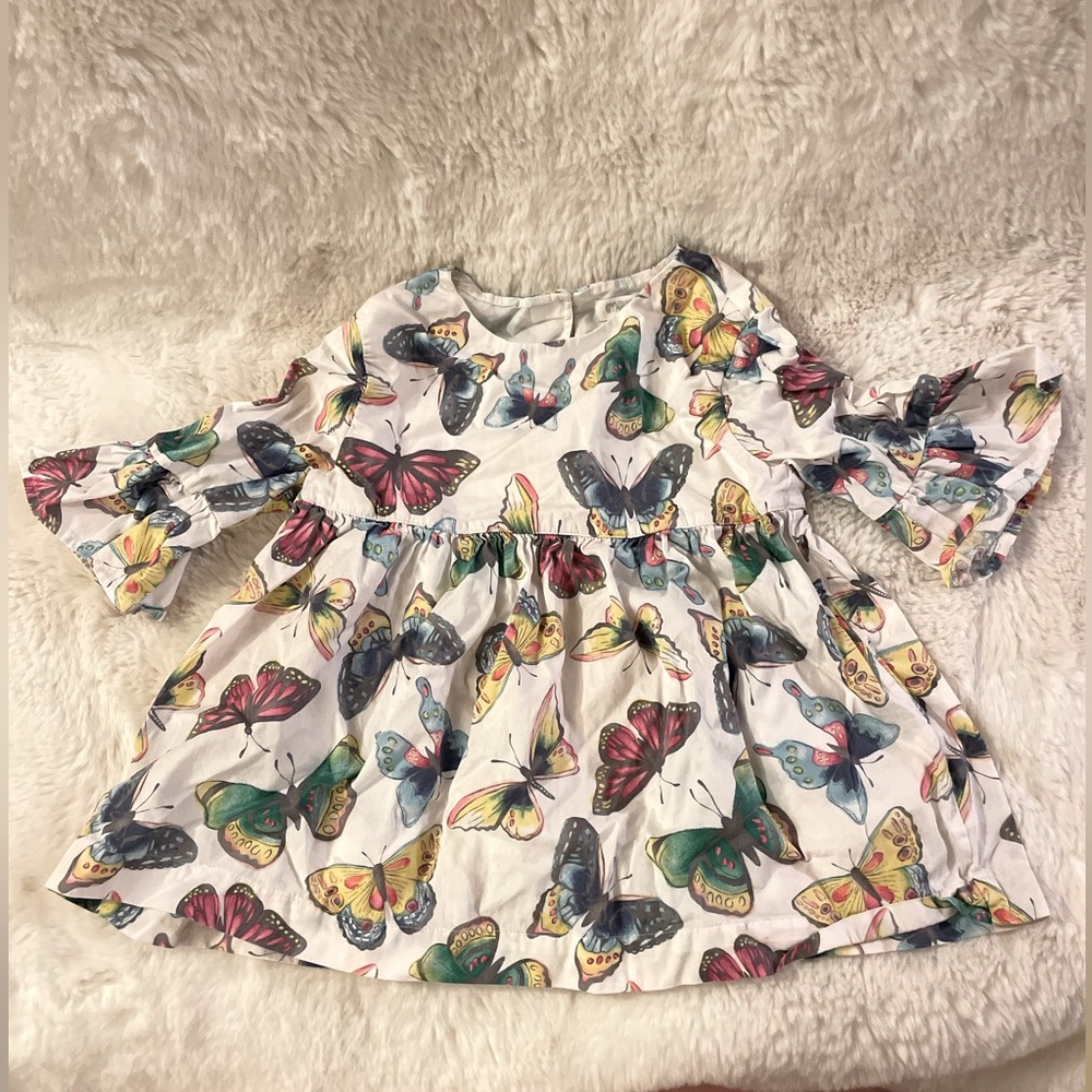 Butterfly Girl Dress | Size M (7-8)